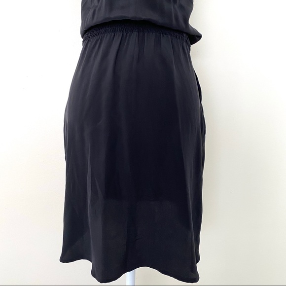 SOLD arina Grimaldi Chiffon Black Sleeveless Dress - Picture 5 of 6